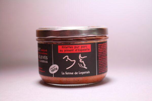 Rillettes au piment d'Espelette